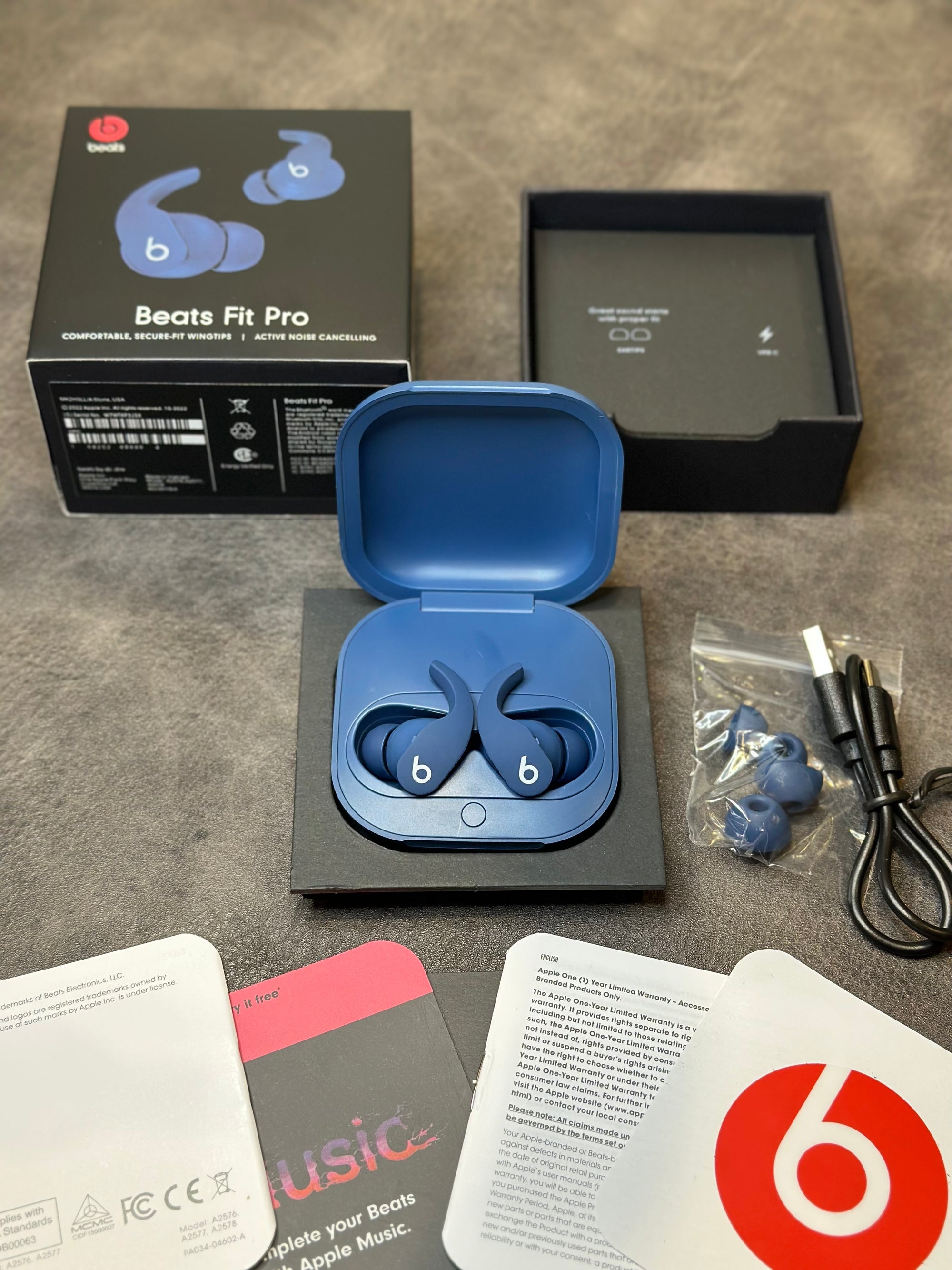 Beats Fit Pro Magic Sound com pop-up