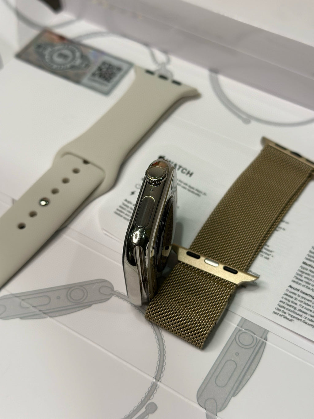 Apple Watch S10 Relógio Ouro Brilhante 46mm