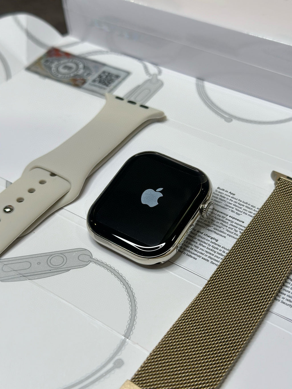 Apple Watch S10 Relógio Ouro Brilhante 46mm