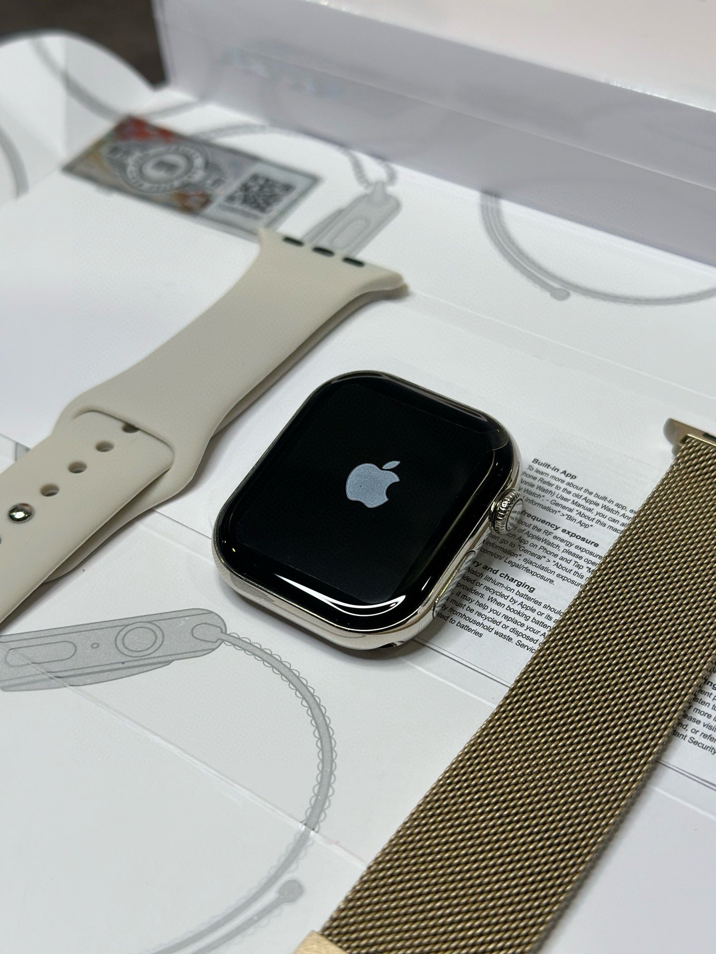 Apple Watch S10 Relógio Ouro Brilhante 46mm