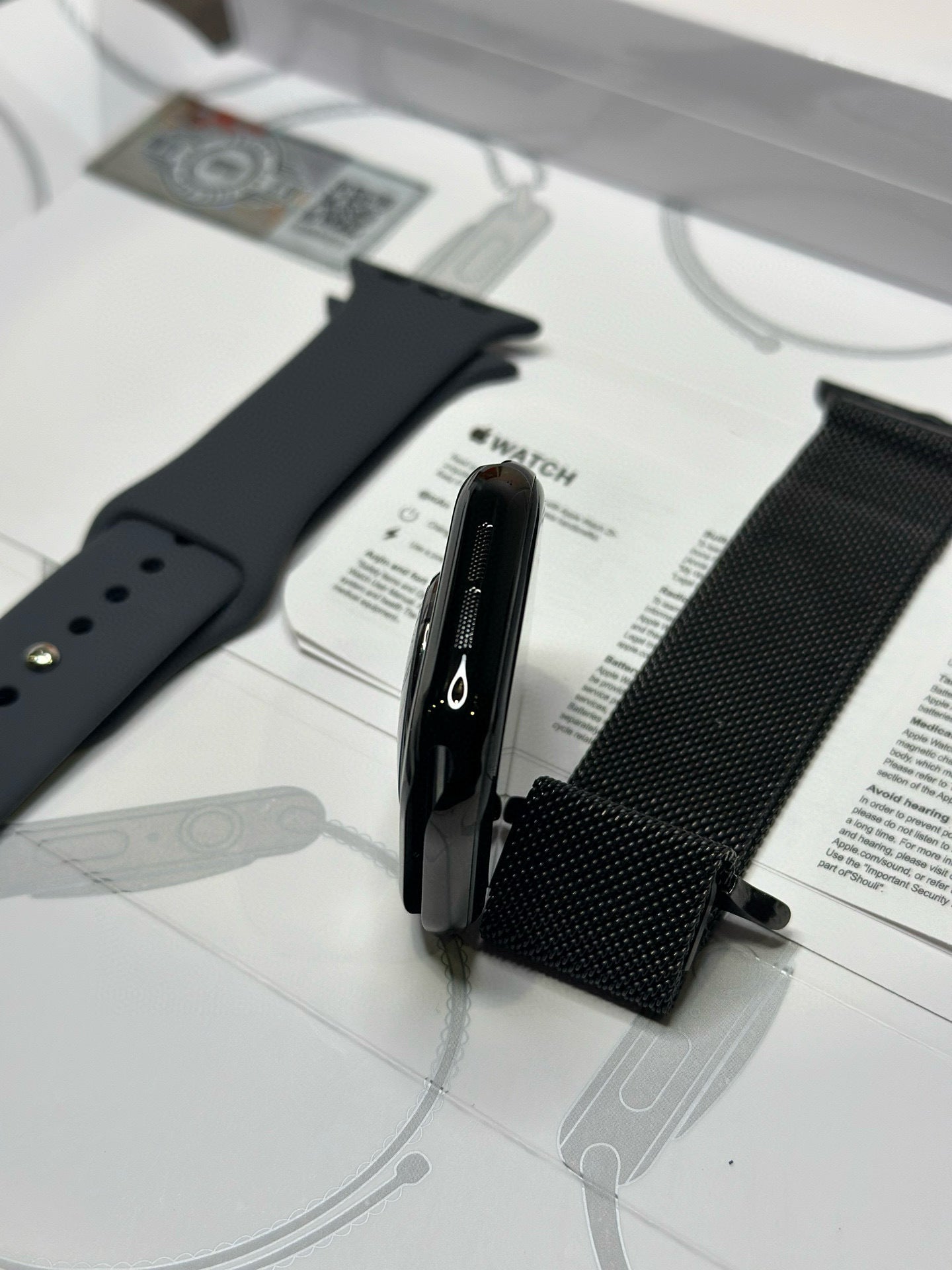 Apple Watch S10 Relógio Preto Brilhante 46mm