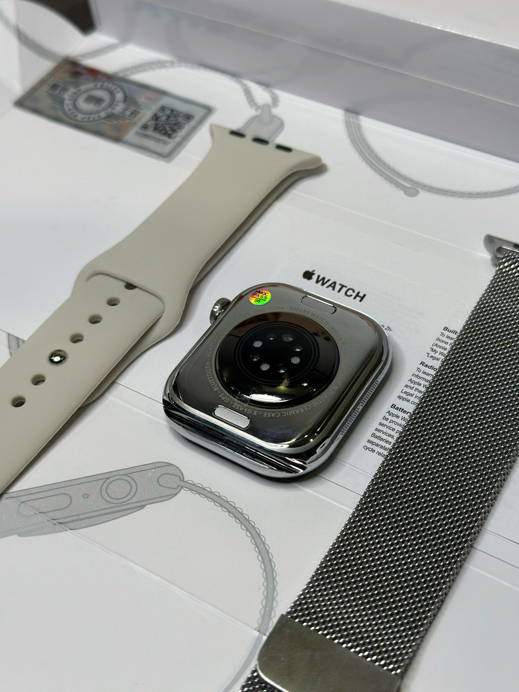 Apple Watch S10 Relógio Prata Brilhante 46mm