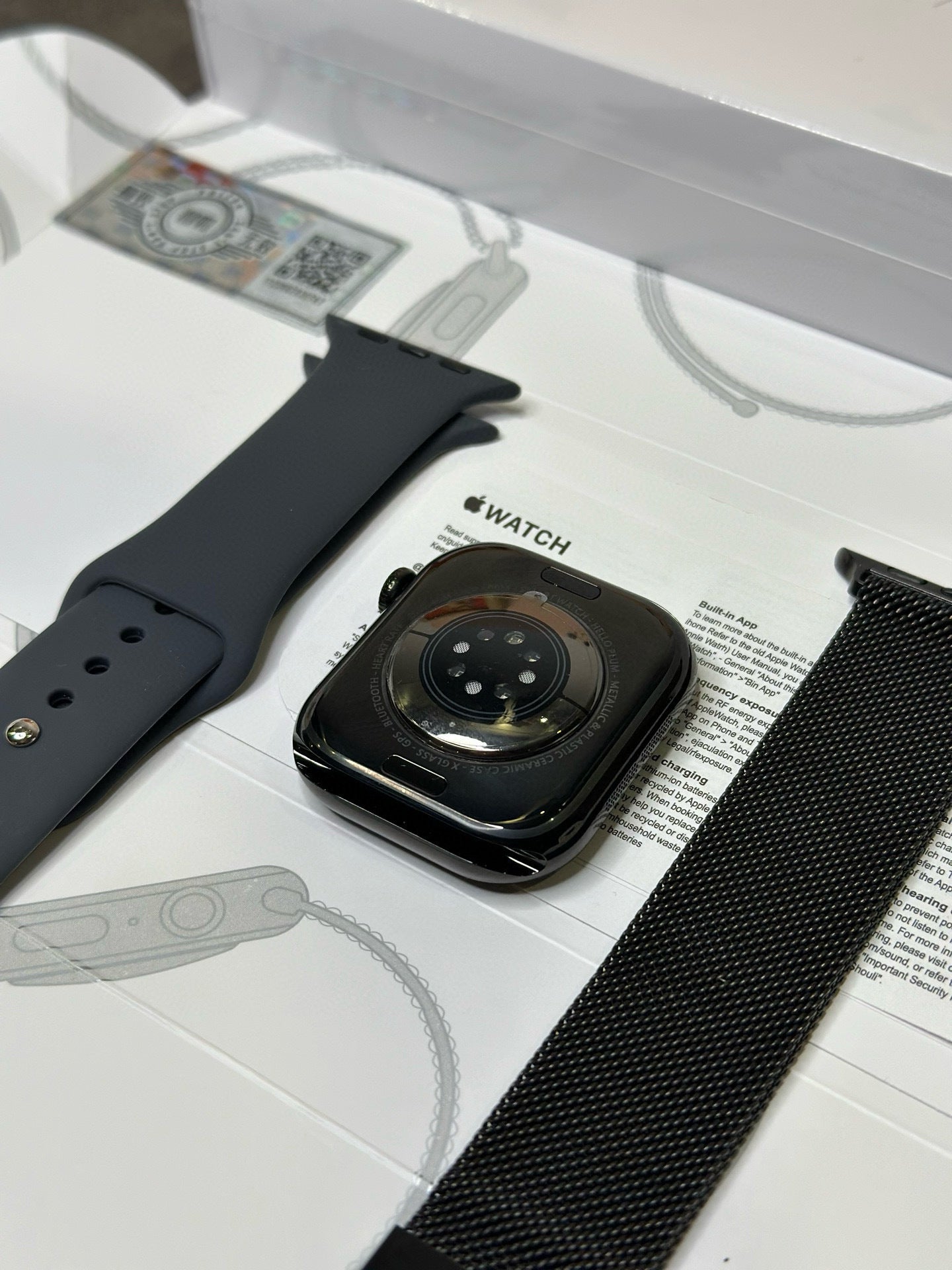 Apple Watch S10 Relógio Preto Brilhante 46mm