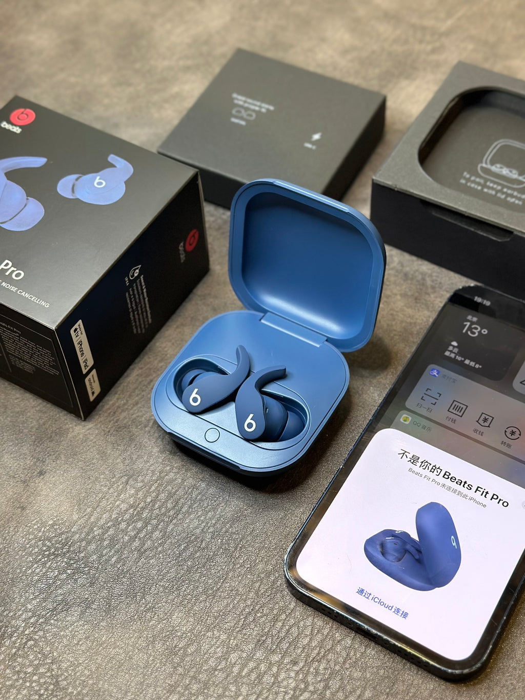 Beats Fit Pro Magic Sound com pop-up