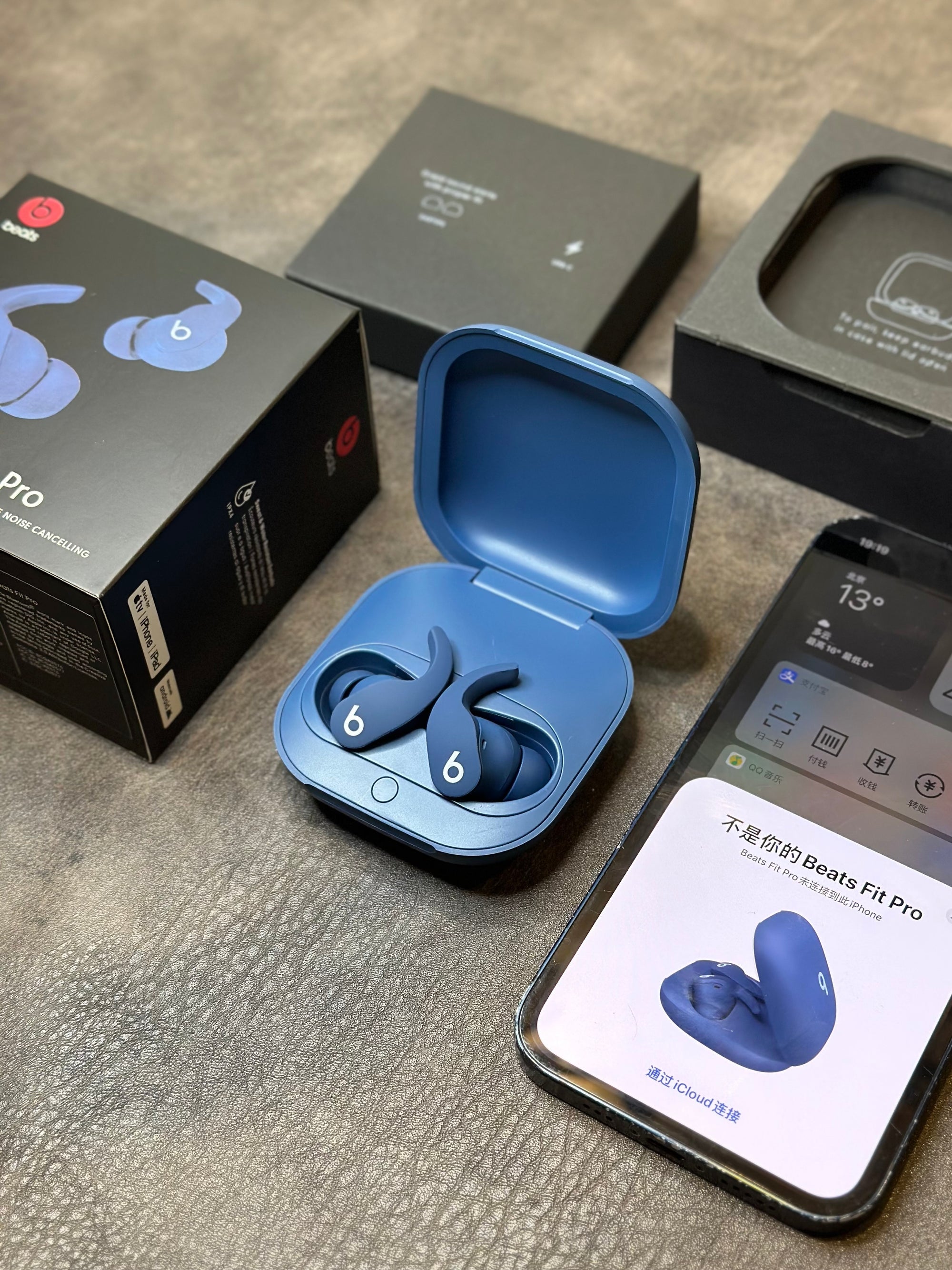 Beats Fit Pro Magic Sound com pop-up