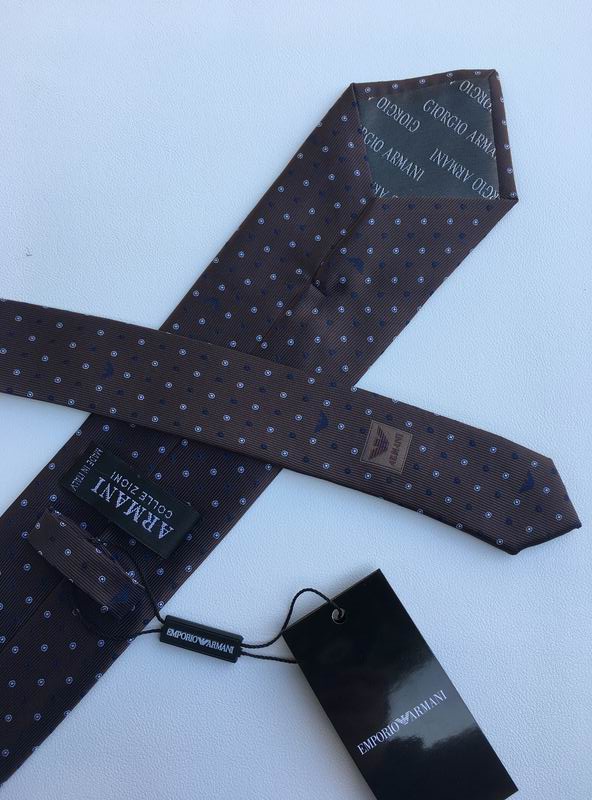 GRAVATA ARMANI DE SEDA COM PADRÃO MICRO-DOT JACQUARD