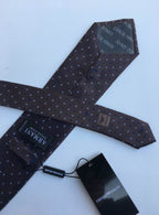 GRAVATA ARMANI DE SEDA COM PADRÃO MICRO-DOT JACQUARD