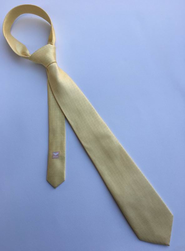 GRAVATA ARMANI DE SEDA COM PADRÃO QUADRICULADO