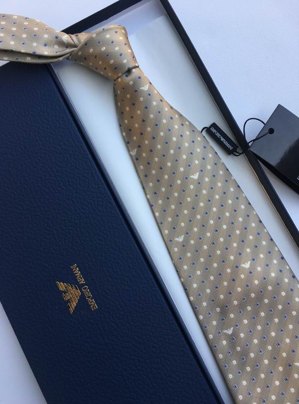 GRAVATA ARMANI DE SEDA COM PADRÃO MICRO-DOT JACQUARD