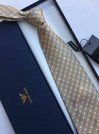 GRAVATA ARMANI DE SEDA COM PADRÃO MICRO-DOT JACQUARD