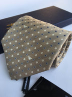 GRAVATA ARMANI DE SEDA COM PADRÃO MICRO-DOT JACQUARD