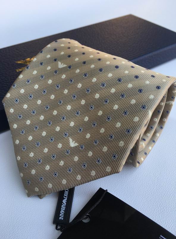 GRAVATA ARMANI DE SEDA COM PADRÃO MICRO-DOT JACQUARD