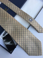 GRAVATA ARMANI DE SEDA COM PADRÃO MICRO-DOT JACQUARD