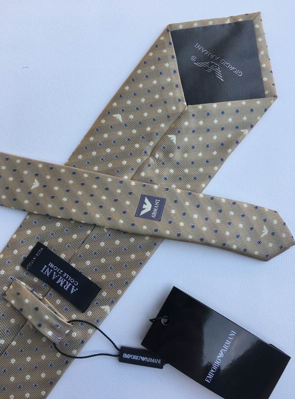 GRAVATA ARMANI DE SEDA COM PADRÃO MICRO-DOT JACQUARD