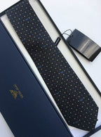 GRAVATA ARMANI DE SEDA COM PADRÃO MICRO-DOT JACQUARD
