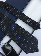 GRAVATA ARMANI DE SEDA COM PADRÃO MICRO-DOT JACQUARD