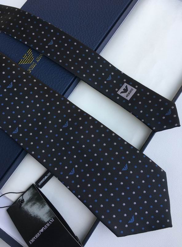 GRAVATA ARMANI DE SEDA COM PADRÃO MICRO-DOT JACQUARD