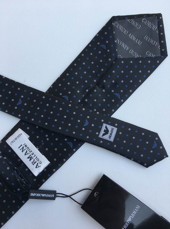 GRAVATA ARMANI DE SEDA COM PADRÃO MICRO-DOT JACQUARD