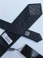 GRAVATA ARMANI DE SEDA COM PADRÃO MICRO-DOT JACQUARD