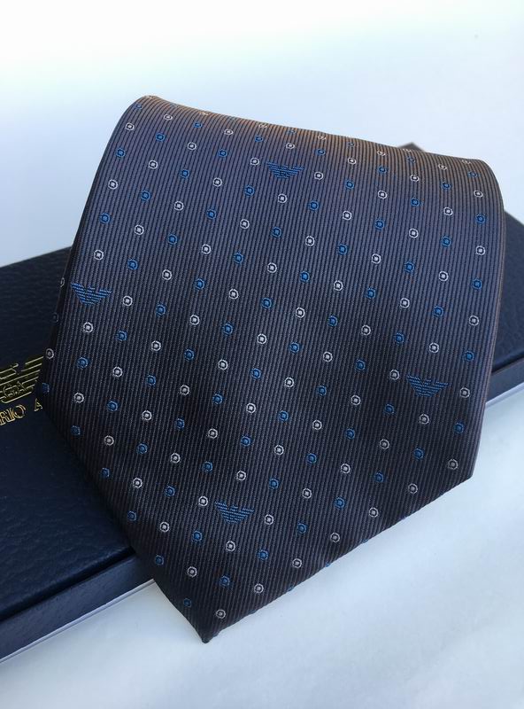 GRAVATA ARMANI DE SEDA COM PADRÃO MICRO-DOT JACQUARD