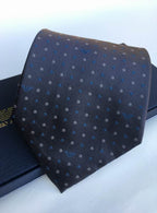 GRAVATA ARMANI DE SEDA COM PADRÃO MICRO-DOT JACQUARD