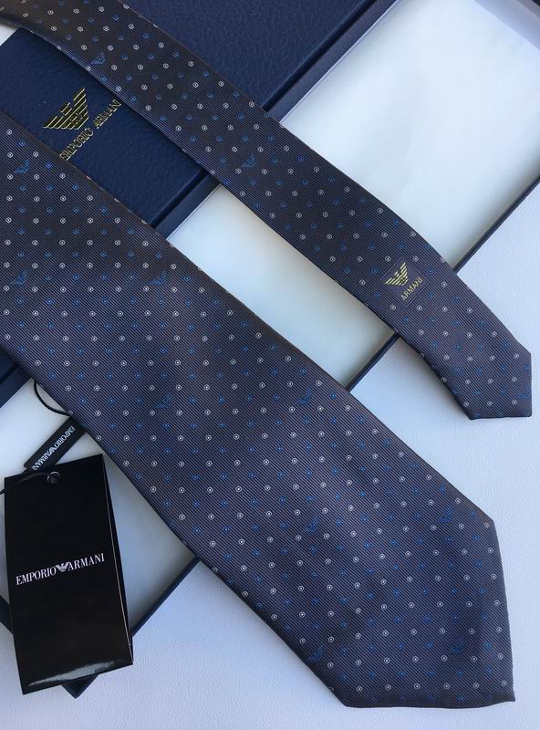 GRAVATA ARMANI DE SEDA COM PADRÃO MICRO-DOT JACQUARD