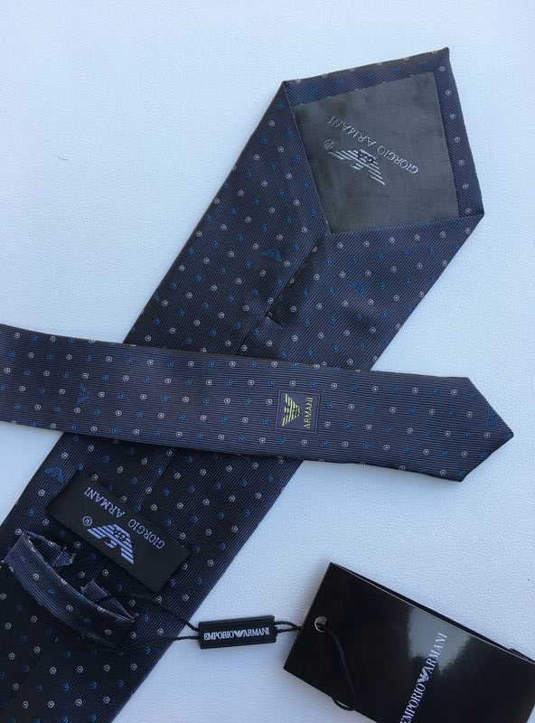 GRAVATA ARMANI DE SEDA COM PADRÃO MICRO-DOT JACQUARD