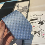 GRAVATA CHANEL DE SEDA COM MOGRAMA CC