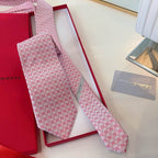 GRAVATA FERRAGAMO SALVATORE GANCINI INTERLOCKING