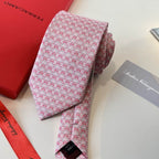 GRAVATA FERRAGAMO SALVATORE GANCINI INTERLOCKING