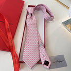 GRAVATA FERRAGAMO SALVATORE GANCINI INTERLOCKING