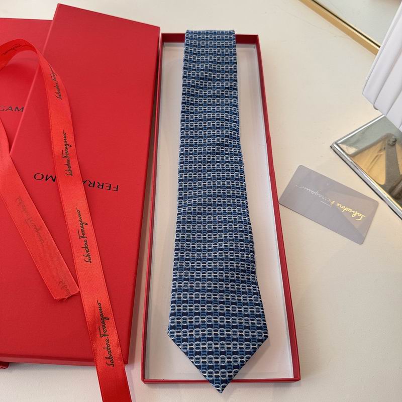 GRAVATA FERRAGAMO SALVATORE GANCINI INTERLOCKING
