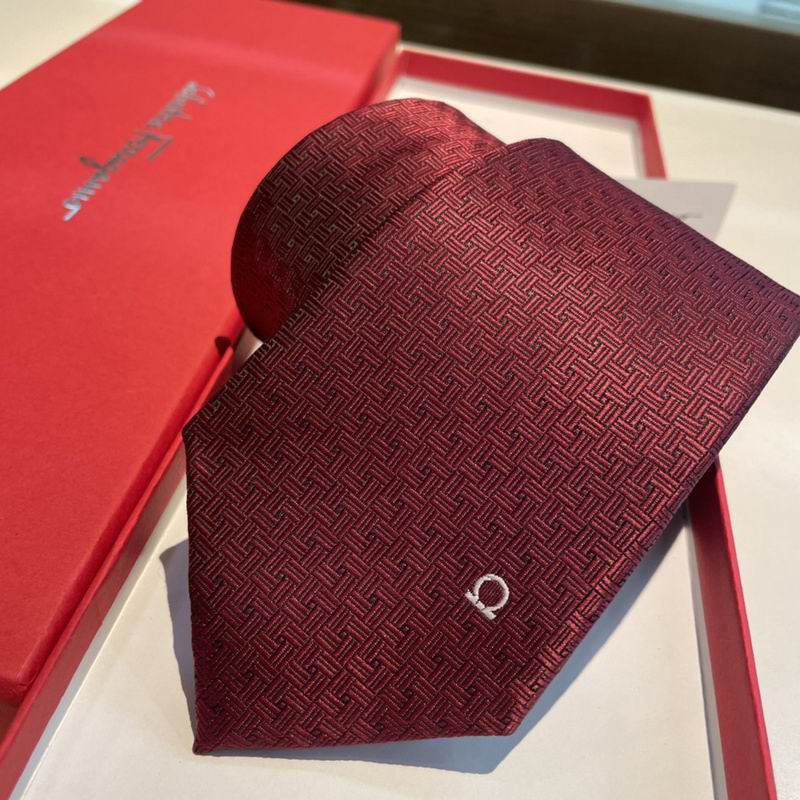 GRAVATA FERRAGAMO JACQUARD GANCINI