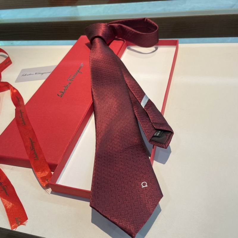 GRAVATA FERRAGAMO JACQUARD GANCINI