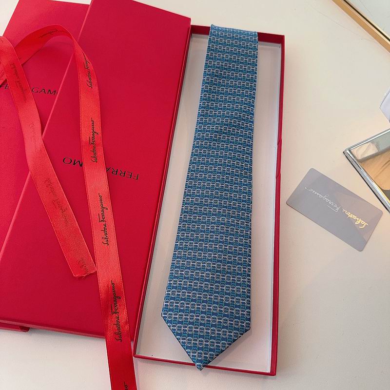 GRAVATA FERRAGAMO SALVATORE GANCINI INTERLOCKING