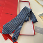 GRAVATA FERRAGAMO SALVATORE GANCINI INTERLOCKING