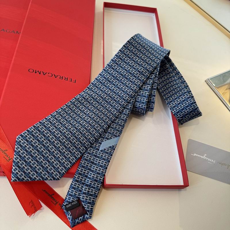 GRAVATA FERRAGAMO SALVATORE GANCINI INTERLOCKING