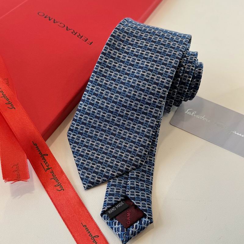 GRAVATA FERRAGAMO SALVATORE GANCINI INTERLOCKING