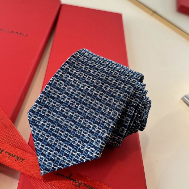 GRAVATA FERRAGAMO SALVATORE GANCINI INTERLOCKING