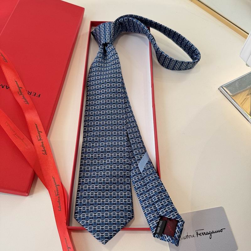 GRAVATA FERRAGAMO SALVATORE GANCINI INTERLOCKING