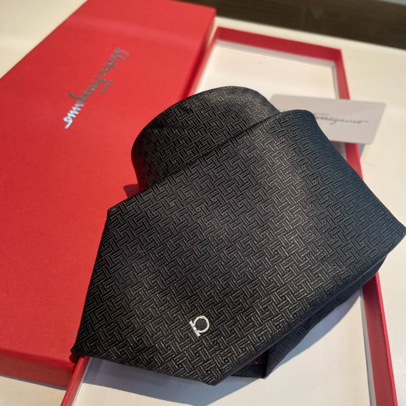 GRAVATA FERRAGAMO JACQUARD GANCINI