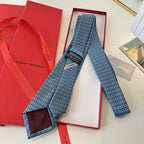 GRAVATA FERRAGAMO SALVATORE GANCINI INTERLOCKING