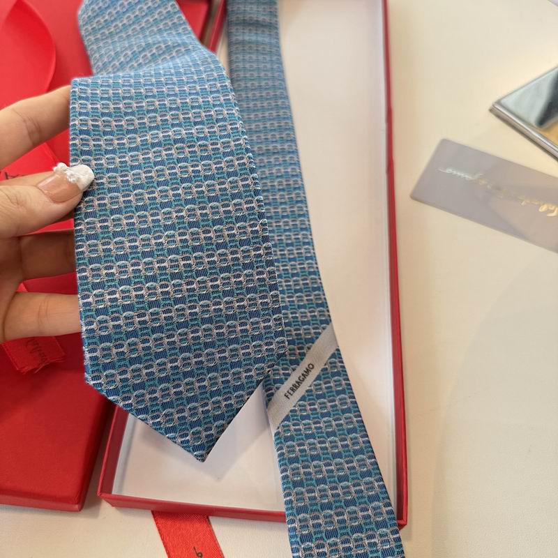 GRAVATA FERRAGAMO SALVATORE GANCINI INTERLOCKING