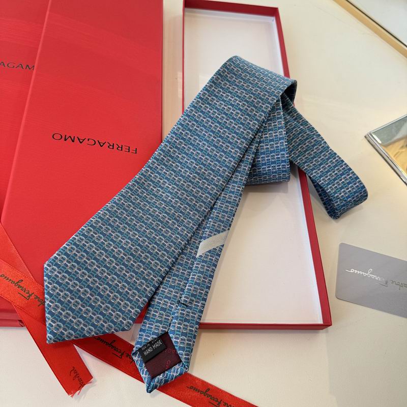 GRAVATA FERRAGAMO SALVATORE GANCINI INTERLOCKING