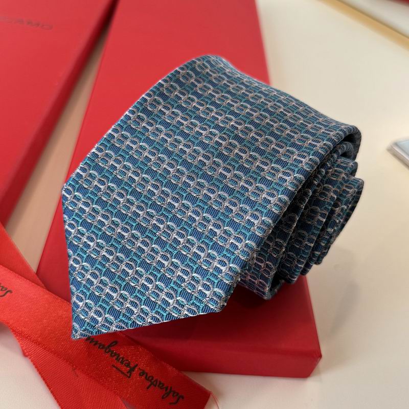 GRAVATA FERRAGAMO SALVATORE GANCINI INTERLOCKING