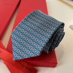 GRAVATA FERRAGAMO SALVATORE GANCINI INTERLOCKING