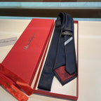GRAVATA FERRAGAMO JACQUARD GANCINI