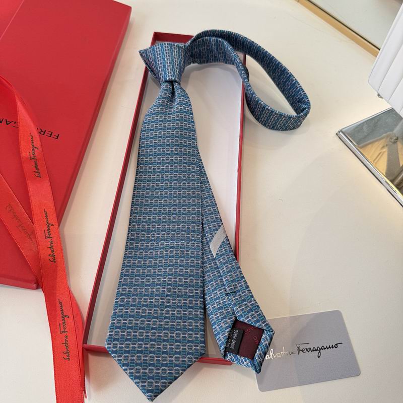 GRAVATA FERRAGAMO SALVATORE GANCINI INTERLOCKING