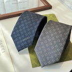 GRAVATA GUCCI HORSEBIT DE JACQUARD DE SEDA