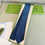 GRAVATA GUCCI  DE JACQUARD DE SEDA COM PADRÃO MINI GG